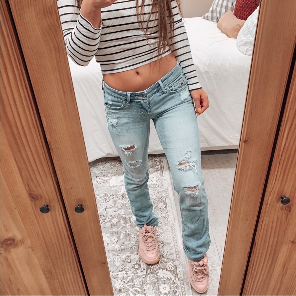 Distressed Hollister Jeans